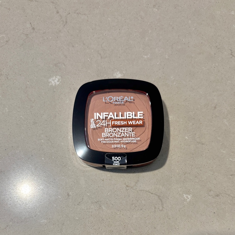 L’Oreal Infallible 24H Fresh Wear Bronzer 500 Dark Soft Matte NEW